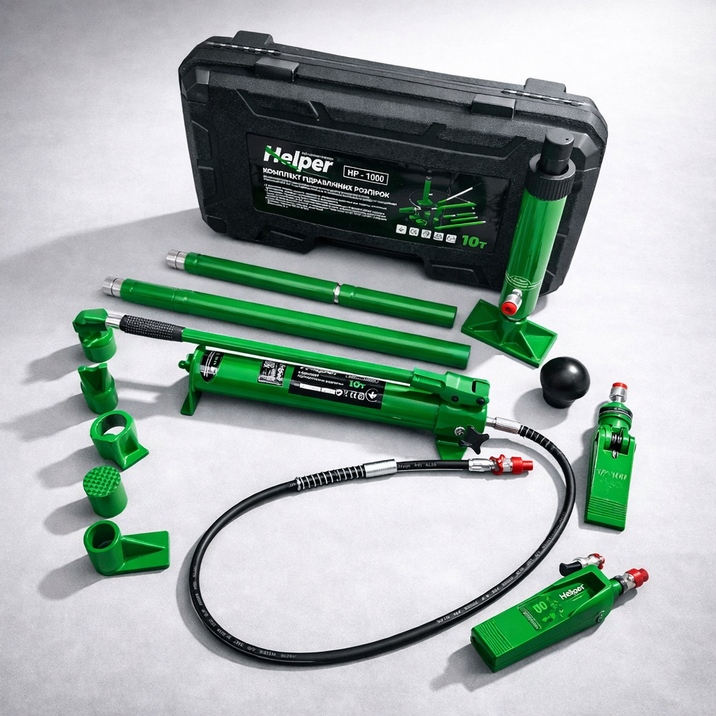 Набор гидравлических распорок для рихтовки кузова Helper HP - 1060 10 т