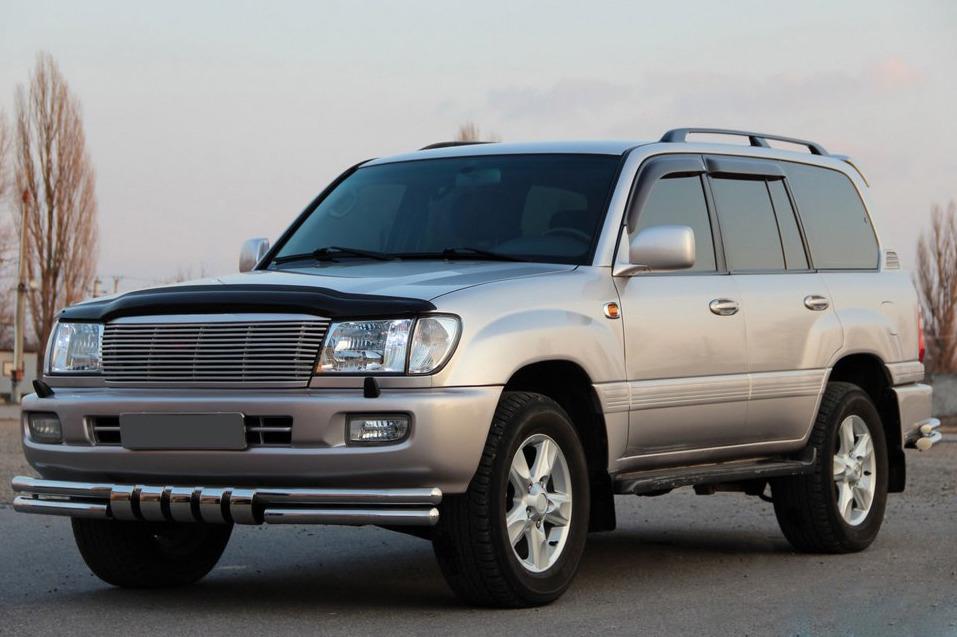 Передняя дуга ST015 CAN для Toyota Land Cruiser 100 нержавеющая сталь Хром