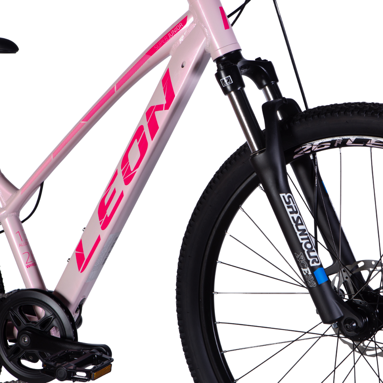 Велосипед подростковый Leon SUPER JUNIOR DD CS AL 26" 13" 2025 Розовый/Малиновый - фото 4 Велосипед подростковый Leon SUPER JUNIOR DD CS AL 26" 13" 2025 Розовый/Малиновый - фото 4