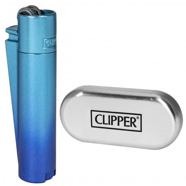 Зажигалка Clipper metal micro Blue Gradient