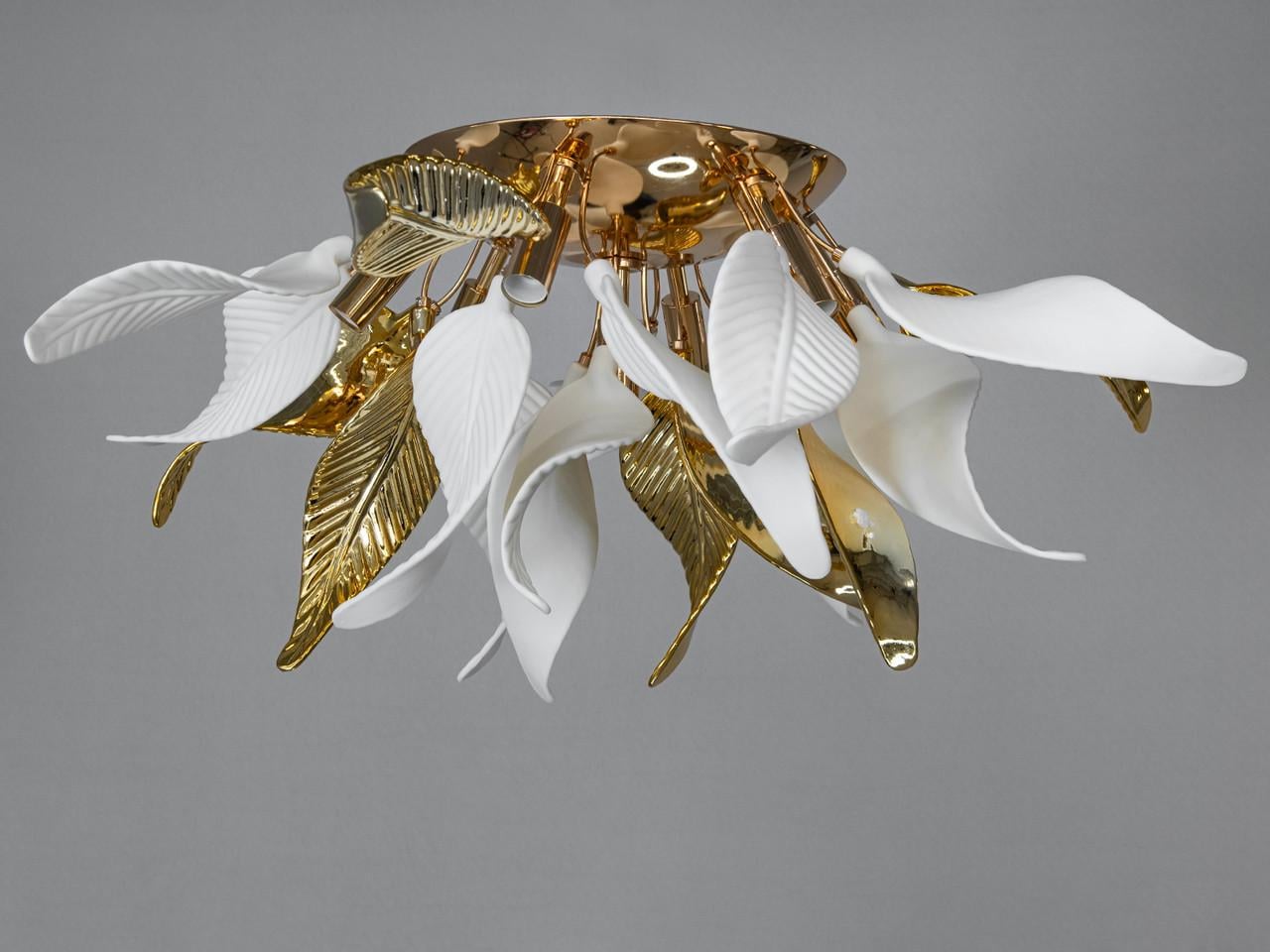 Люстра на 7 ламп 7208-7C GD Золотой