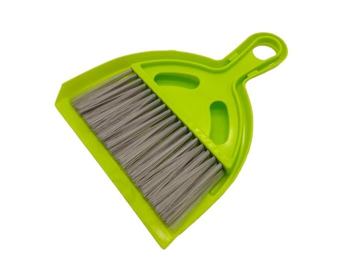 Щетка с совком для уборки крошек со стола пластиковая 20х16 см (609341641)