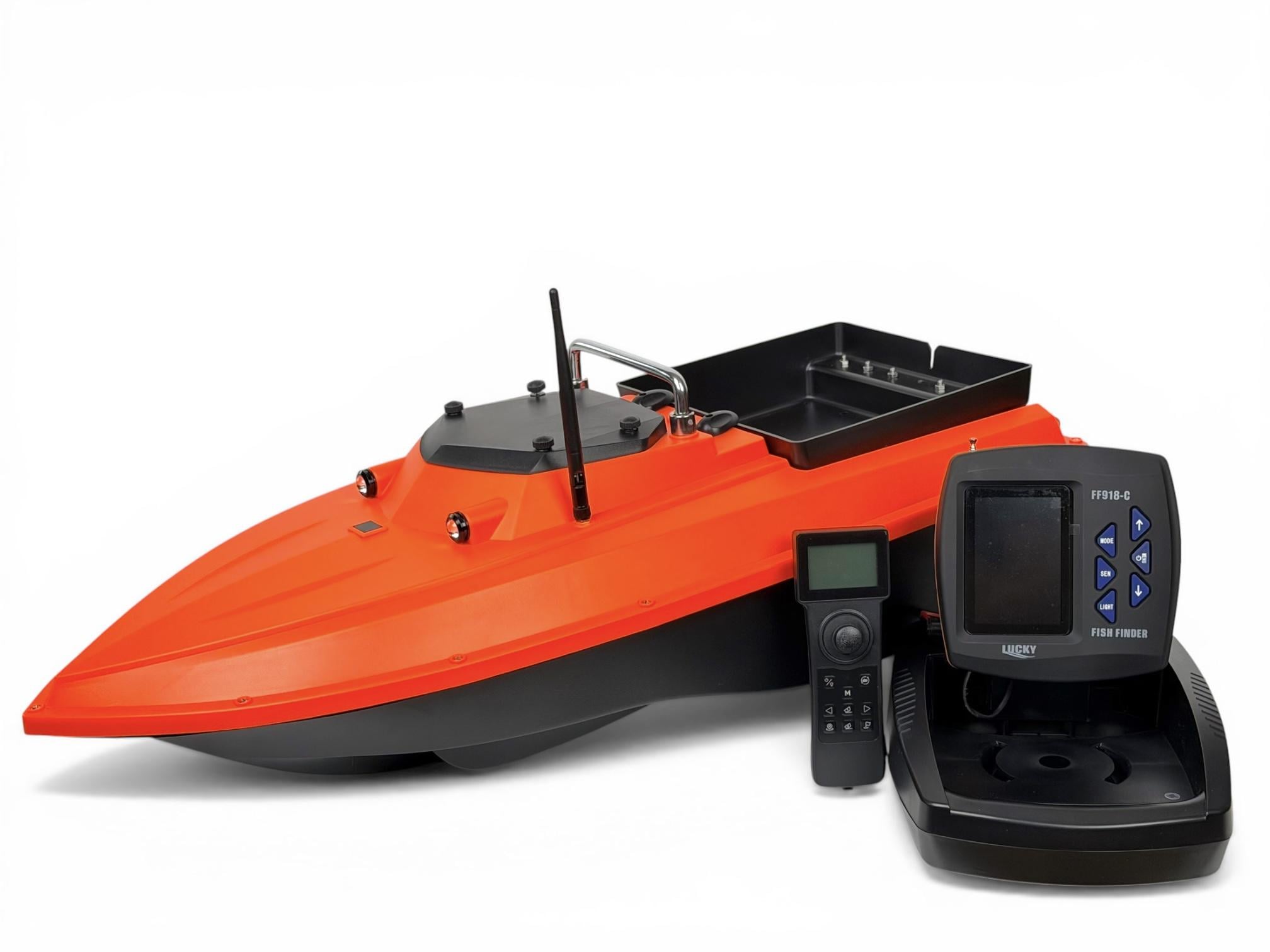 Прикормочный кораблик Flytec D80 12V GPS автопилот и эхолотом Lucky FF918-C Прикормочный кораблик Flytec D80 12V GPS автопилот и эхолотом Lucky FF918-C