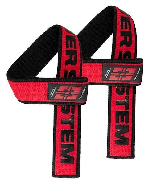 Лямки для тяги Power System PS-3401 Lifting Straps Duplex Black/Red (21398857)