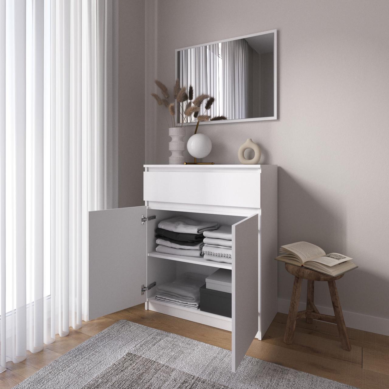 Комод-тумба Вайс R-23 80х40х98 см Бетон (30291909) - фото 3