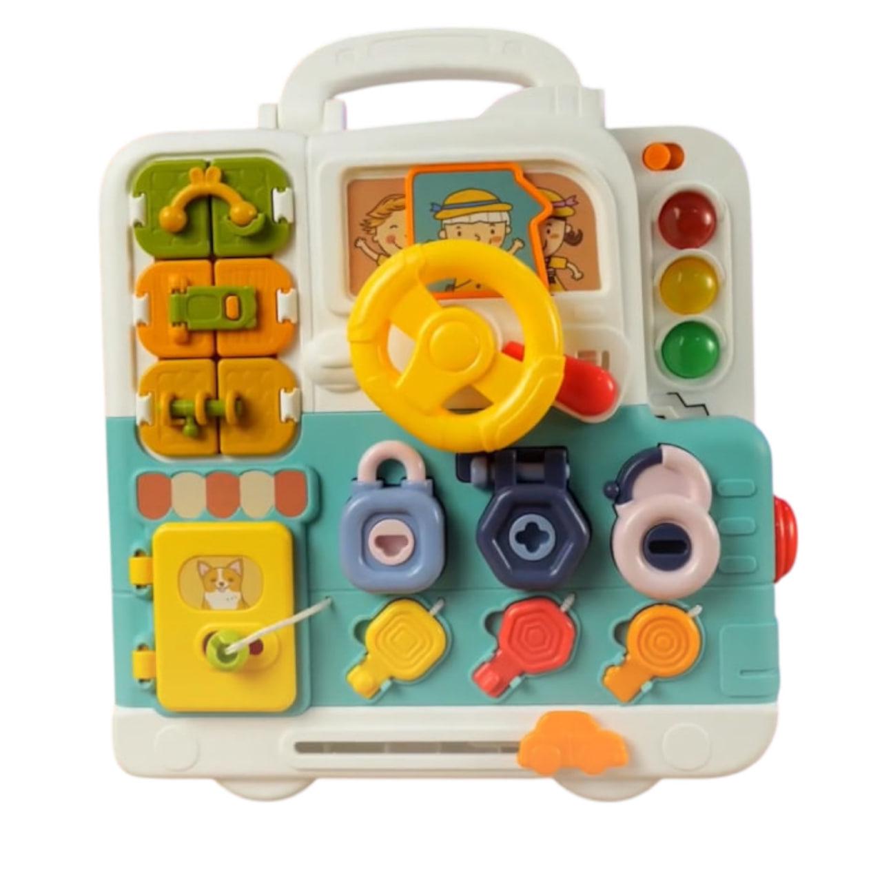 Бізіборд WToys 34918 інтерактивна валізка з підсвічуванням/піснями та казками від 3 років (29194802)