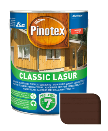 Средство деревозащитное Орех Pinotex Classic Lasur 3 л (5308841) - фото 1 Средство деревозащитное Орех Pinotex Classic Lasur 3 л (5308841) - фото 1