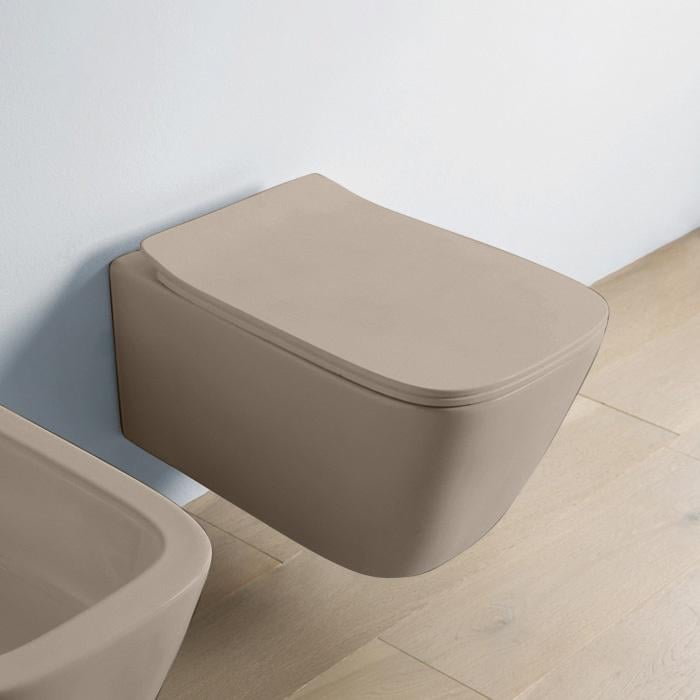 Унитаз подвесной безободковый Artceram A16 Marrone Matera с крышкой (LM-ASV003 41; 00_ASA001 41; 71) - фото 2 Унитаз подвесной безободковый Artceram A16 Marrone Matera с крышкой (LM-ASV003 41; 00_ASA001 41; 71) - фото 2