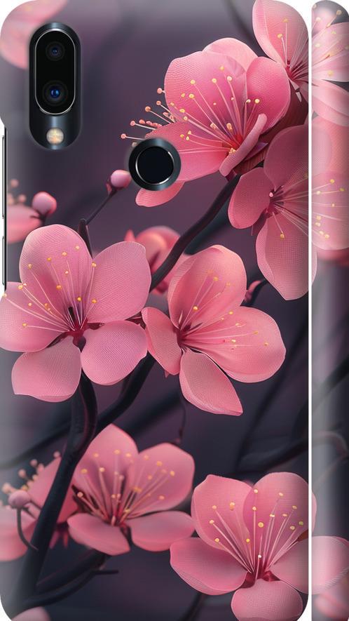 Чехол на Meizu Note 9 Пурпурная сакура (6075m-1689-42517)