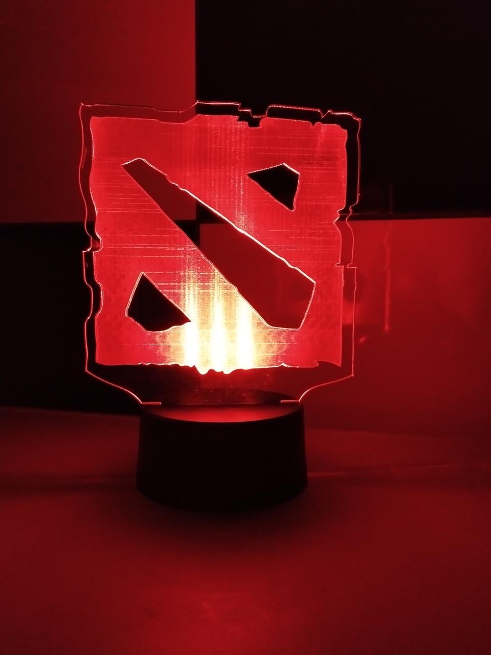3d-ночник Dota несколько подсветок/bluetooth (2176711805)