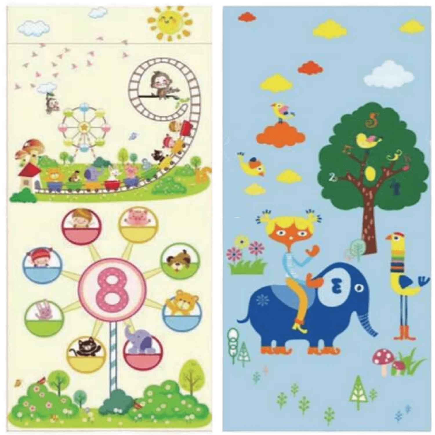 Термо коврик игровой Animals 2-х сторонний в сумке 180х150х0,8 см (109959)