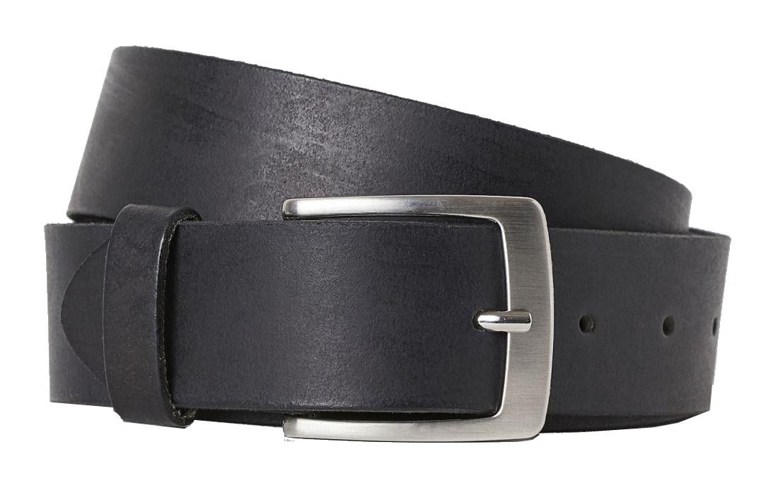 Ремень мужской H&M кожаный Черный (0337991001)