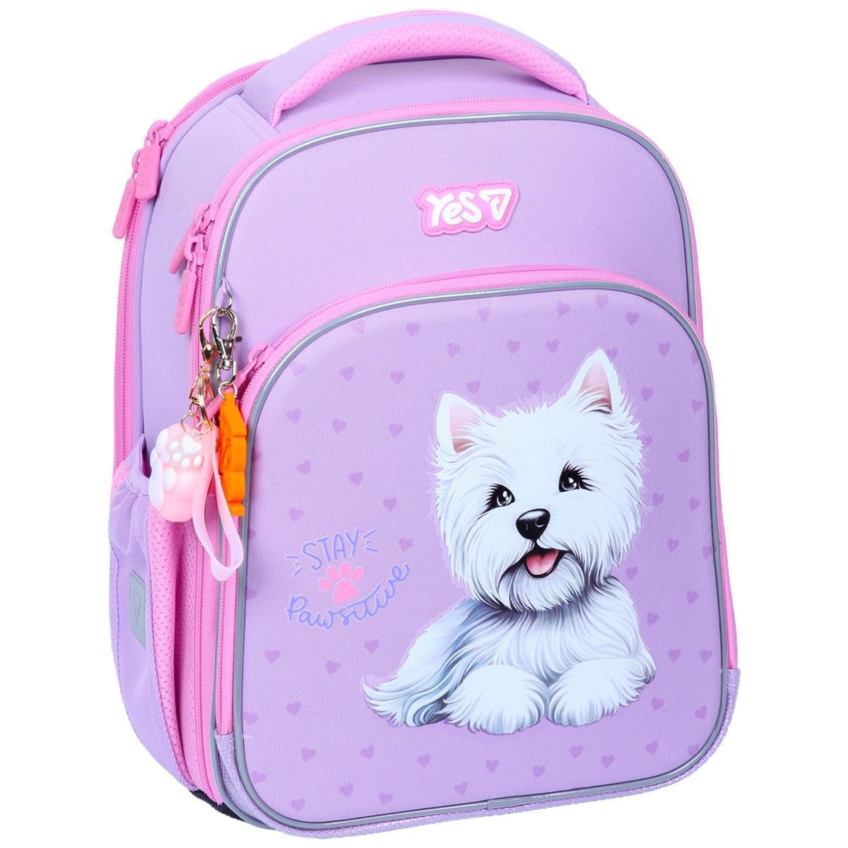 Рюкзак школьный каркасный YES Stay Pawesome S-78M для девочки 38 см (550226) Рюкзак школьный каркасный YES Stay Pawesome S-78M для девочки 38 см (550226)