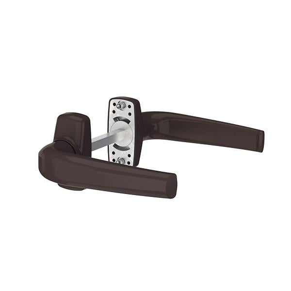 Ручка дверная MEDOS Merkury нажимная на розетке Коричневый (119.8019.00.00)