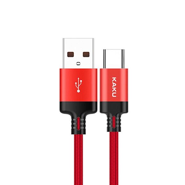 USB кабель Kaku KSC-283 USB-Type-C 1 м Red (1244032489)