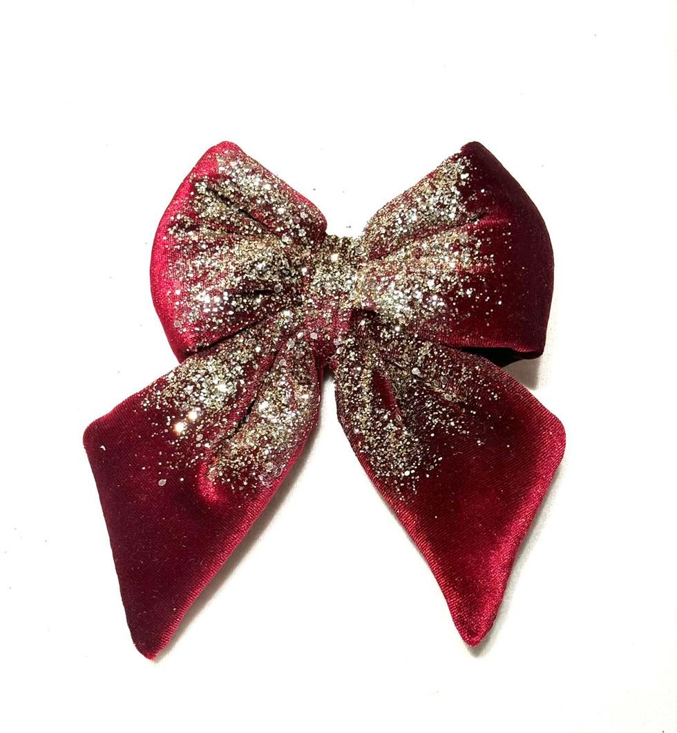 Бант на ялинку Флоріаль "Бургунд" 15 см Бордовий (1915)