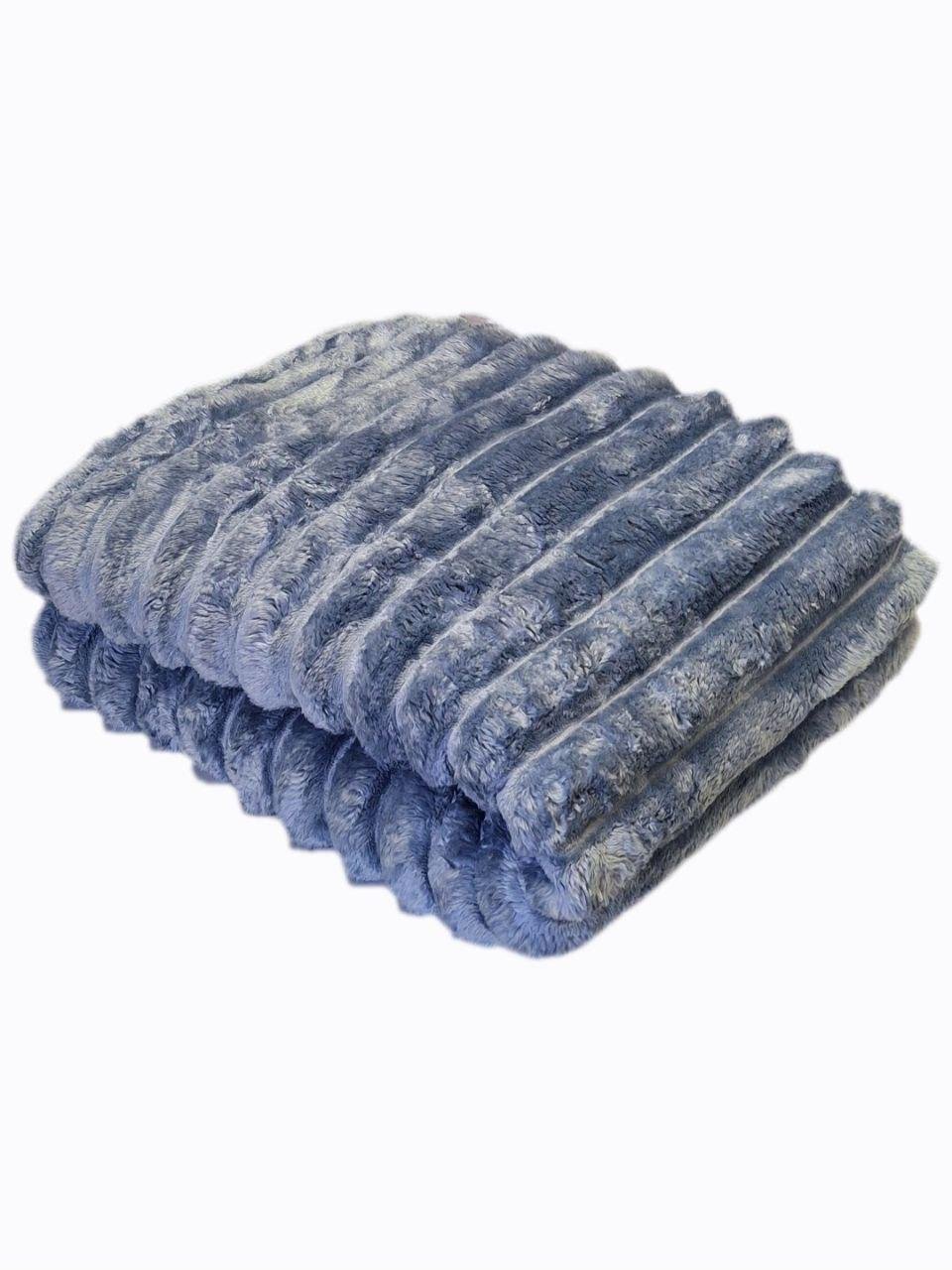 Плед Королевская полоска Colorful Home Шарпей 200x220 см Джинс (1934) Плед Королевская полоска Colorful Home Шарпей 200x220 см Джинс (1934)