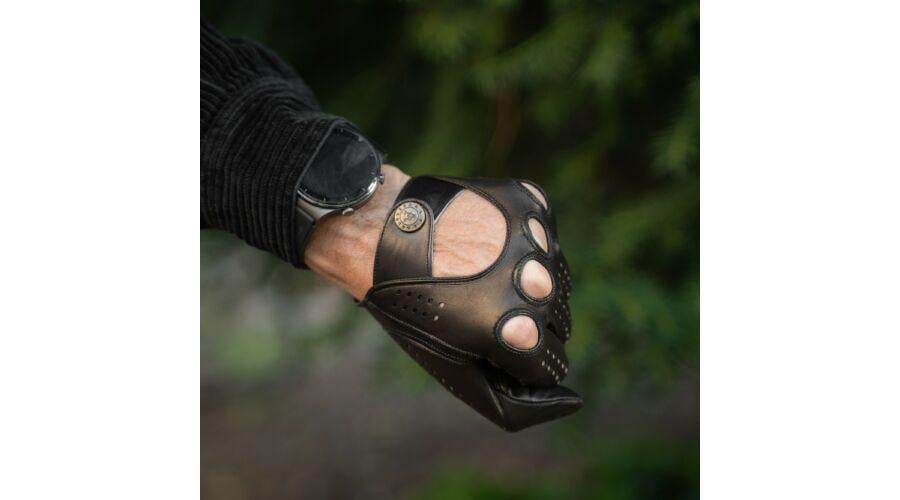 Перчатки мужские Alpa Gloves 610-15-8.5 автомобильные натуральная кожа р. 8,5 Черный (28336689) - фото 5