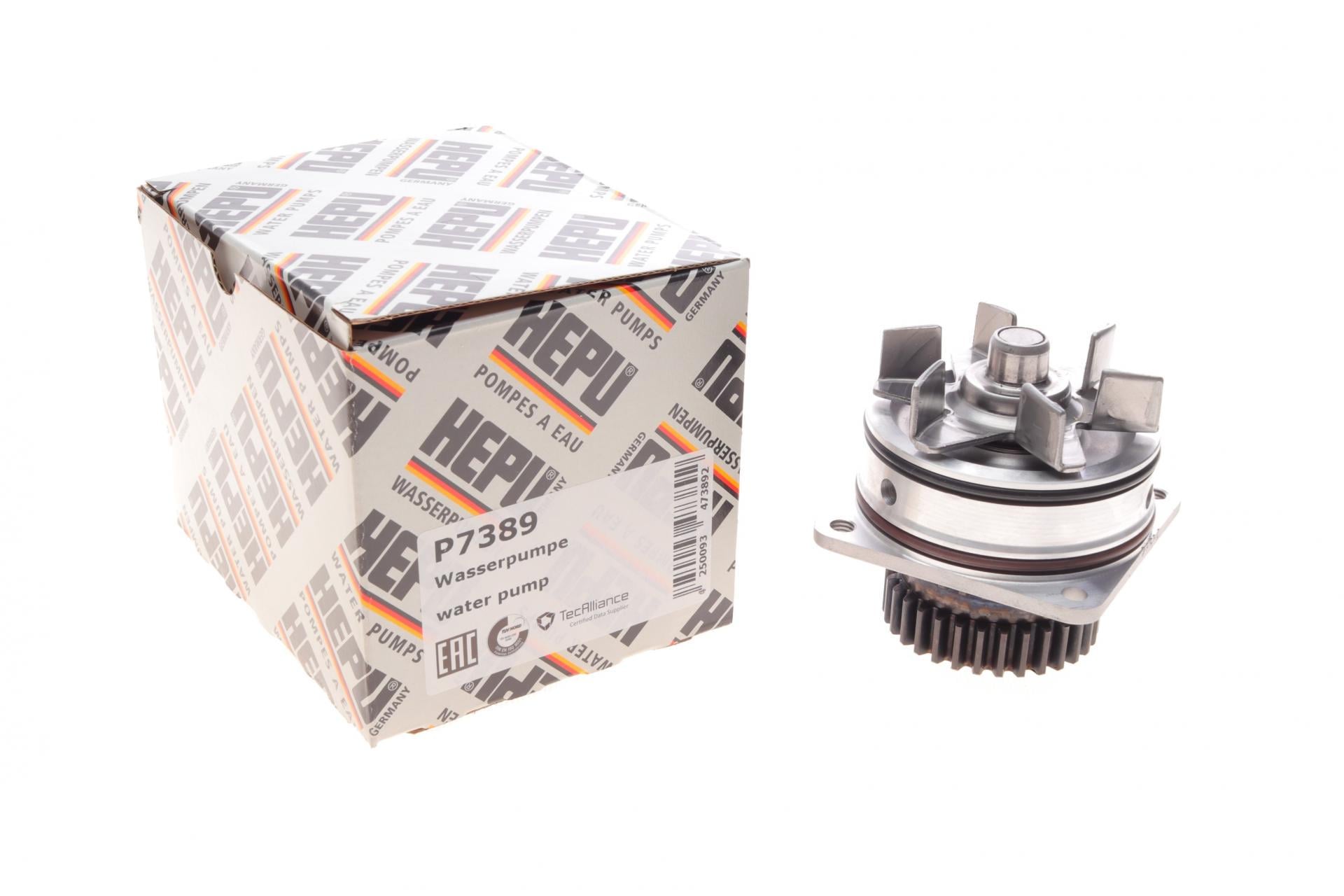 Насос воды Hepu Renault Laguna 3.5 V6 08-15/Nissan Pathfinder 3.5/4.0 05-/Maxima 3.5 04- - P7389 (25588629)