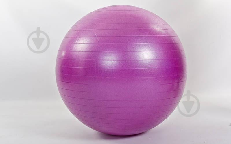 Фитбол Zelart FI-1983-65 65 см Фиолетовый (FI-1983-65_Темно-фиолетовый)