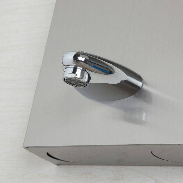 Душова панель Epelli Megacascata Mate B з фіксованою лійкою/масажними форсунками та виливом (2214915365) - фото 3