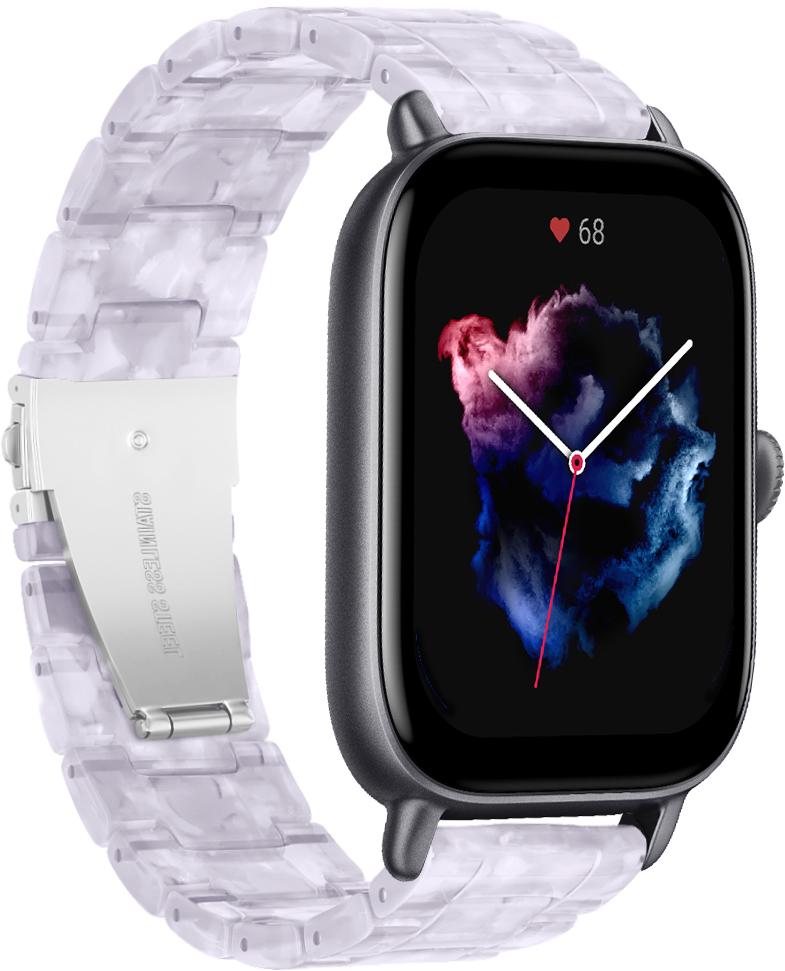Ремешок из Cмолы Resin для Amazfit GTS 3 Pearl (28817-6C)