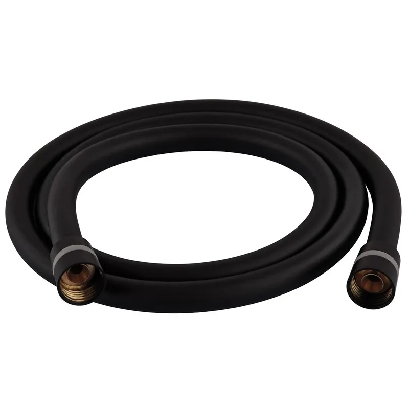 Шланг для душа Zerix Black.F03 силиконовый 150 см Черный (ZX5566)