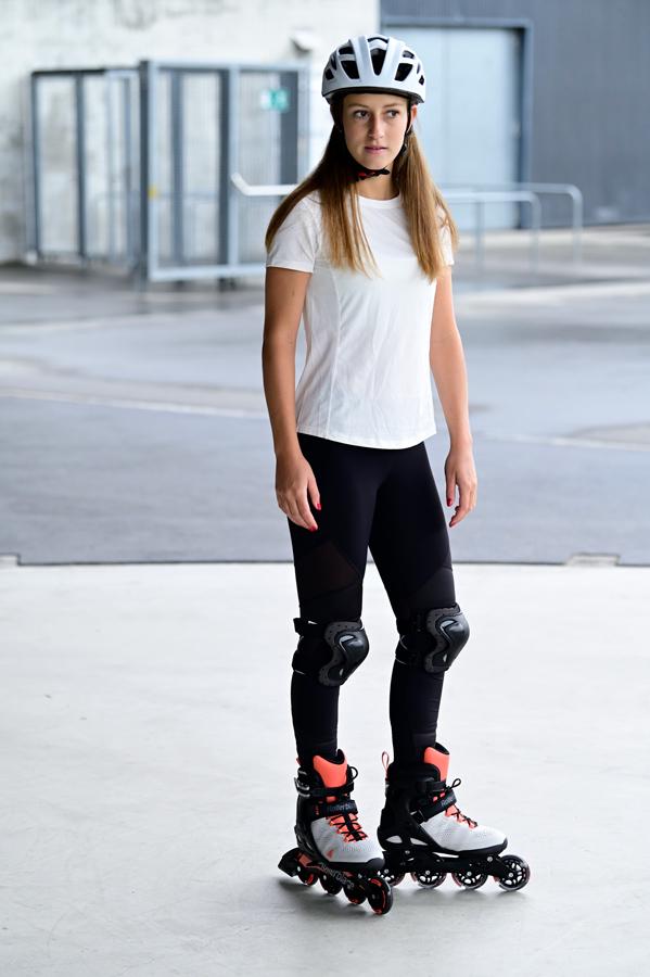 Роликові ковзани Rollerblade MACROBLADE 80 W Сірий/Рожевий (UB38A13C5716F54.4160) - фото 7