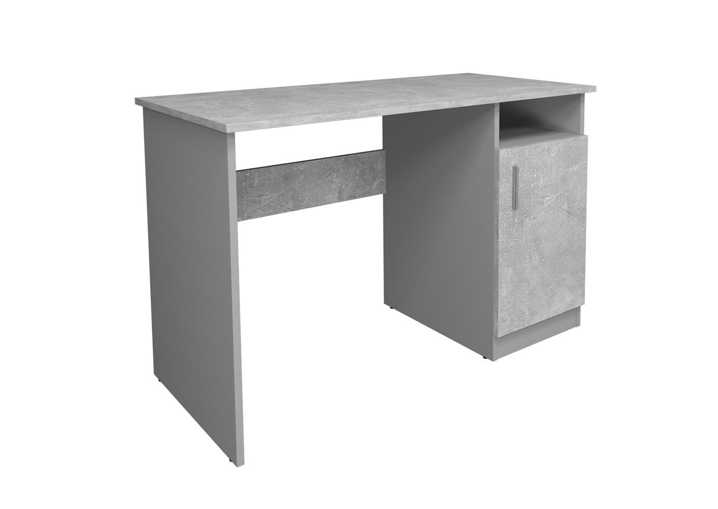 Компьютерный стол Intarsio Lucky Индастриал/Серый Камень