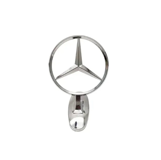 Эмблема Прицел на капот Mercedes сплав на скотче Хром (2972544154)