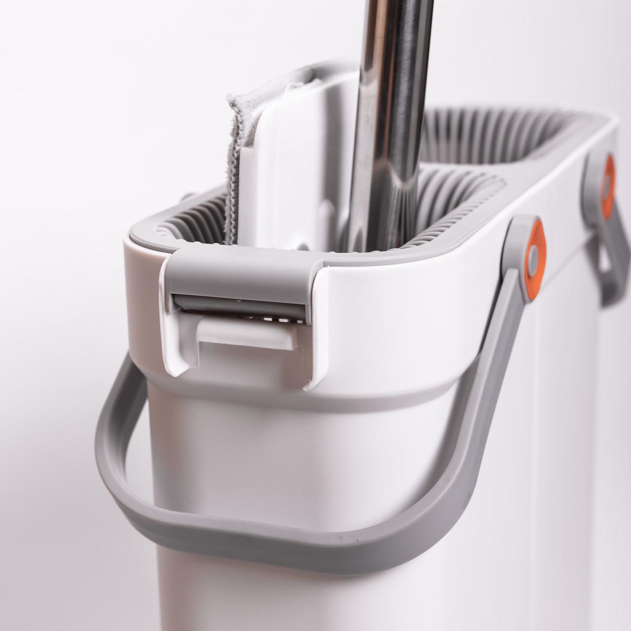 Швабра с ведром для мытья пола с отжимом HP-35015-18 (A-035238) - фото 4