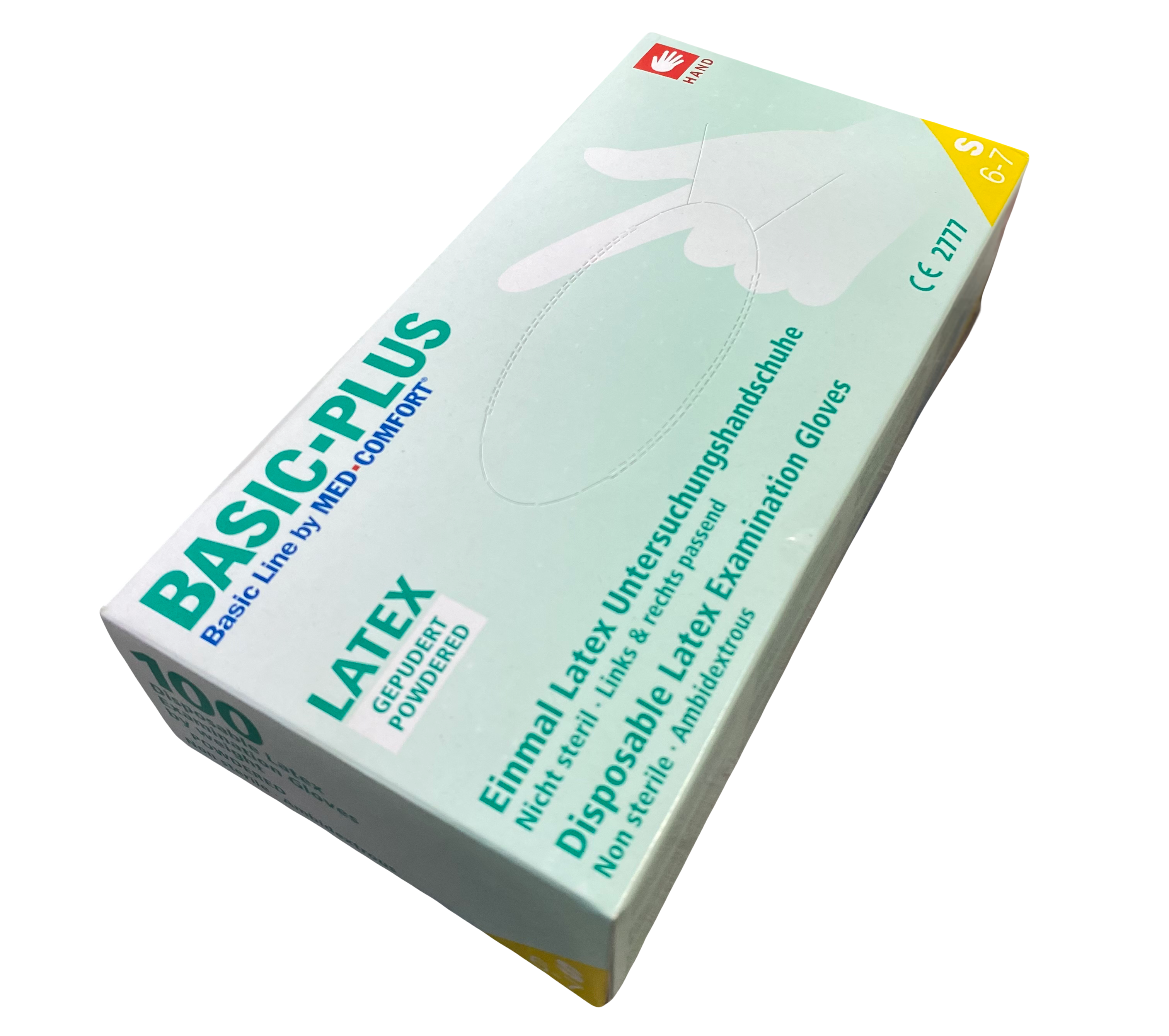 Перчатки AMPri BP латексные опудренные S 100 шт. (6-041202) - фото 1