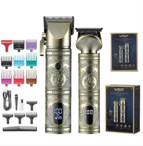 Машинка-триммер для стрижки профессиональная VGR VGR-670 с регулятором положения ножа (17770485)