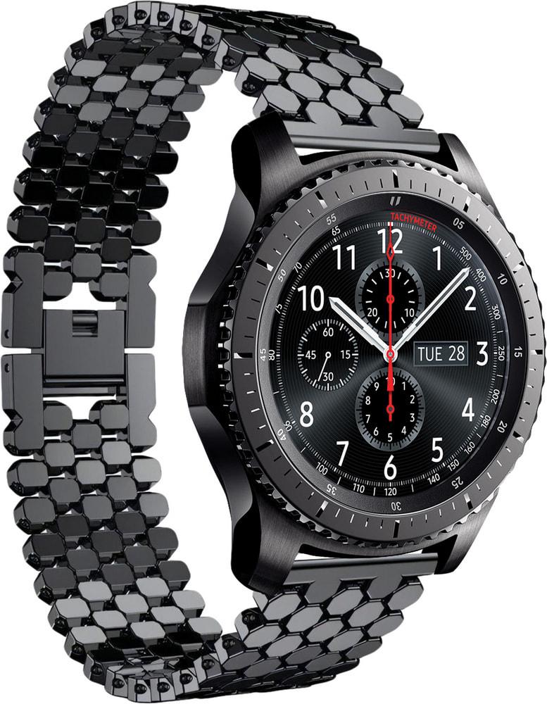 Металевий ремінець Scaly для Samsung Gear S3 Black (28767-2B)