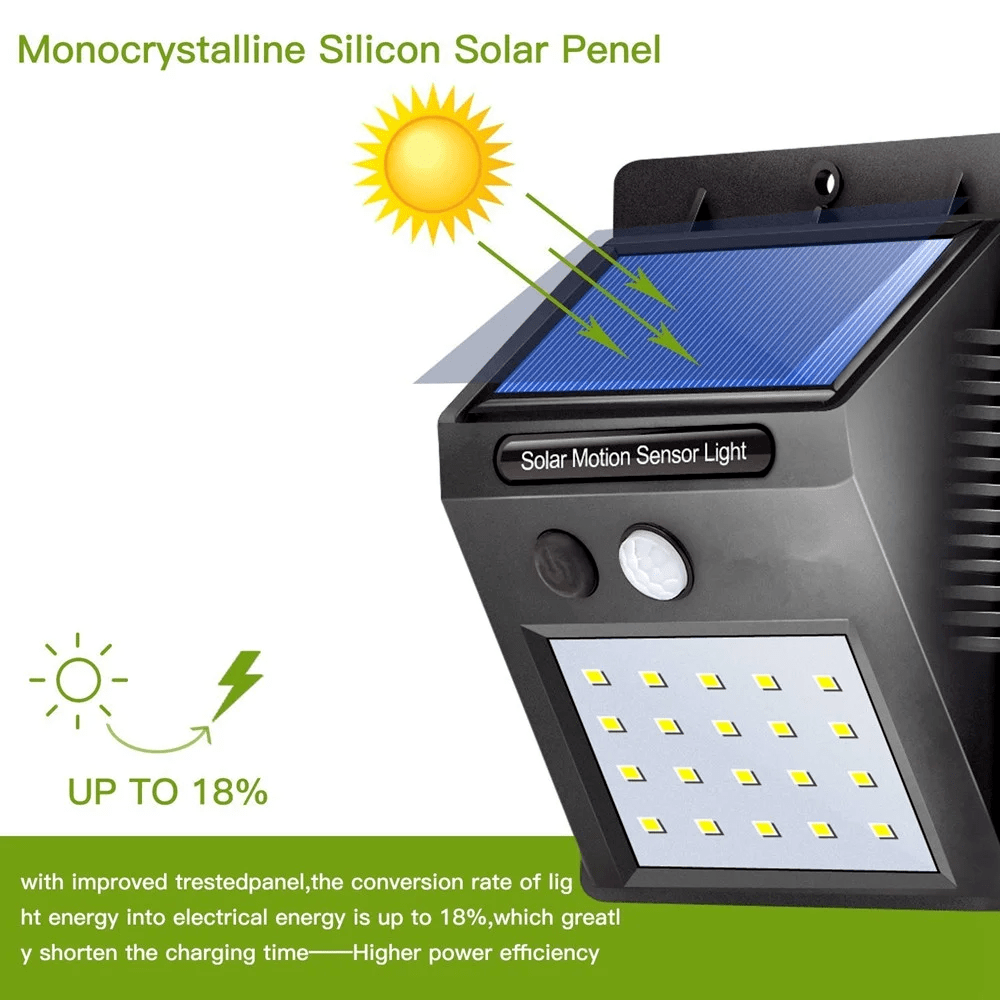 Світильник на сонячній батареї Solar Motion Sensor Light Led із датчиком руху - фото 3