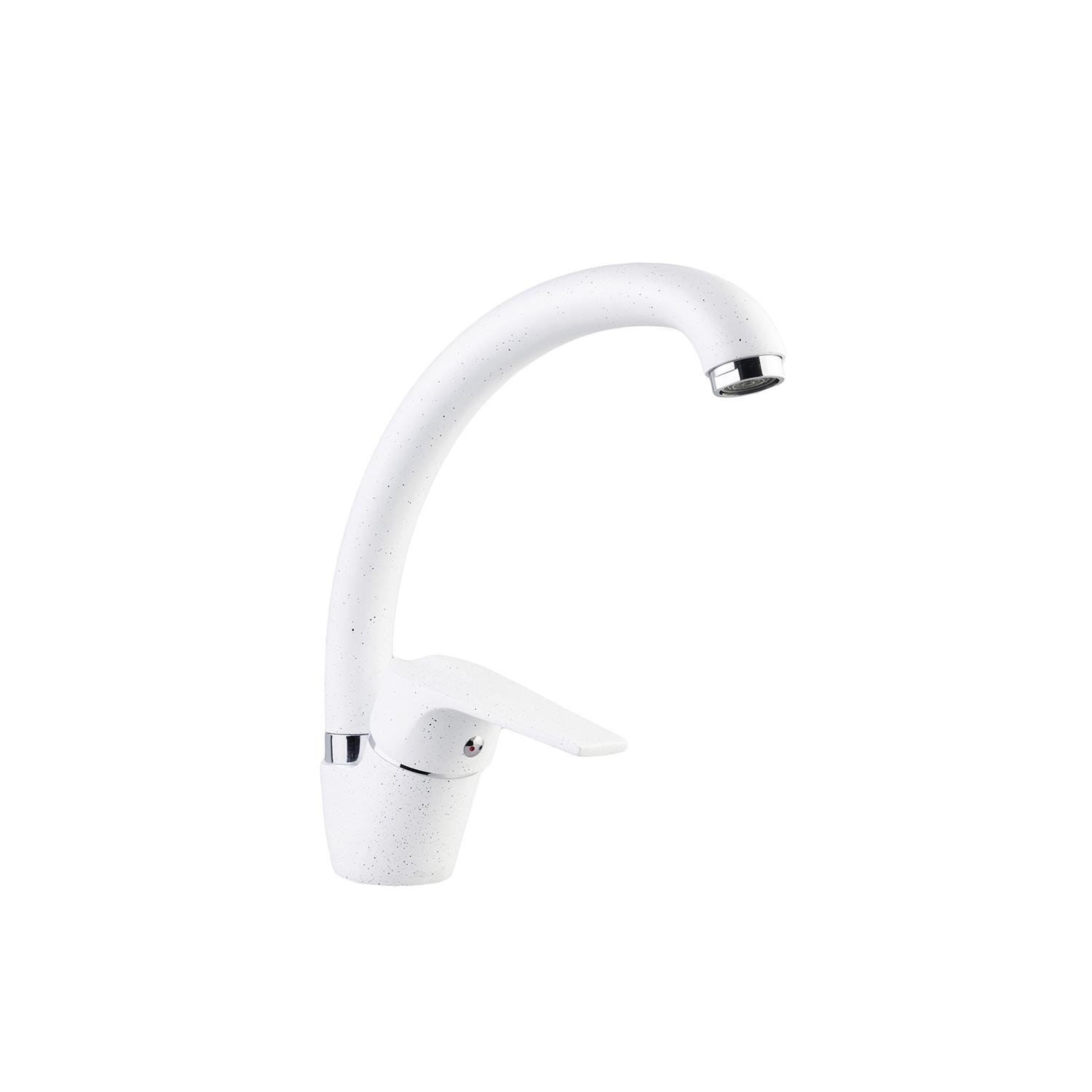 Смеситель для кухни KRONER Odra CV021262 однорычажный Белый (147634)