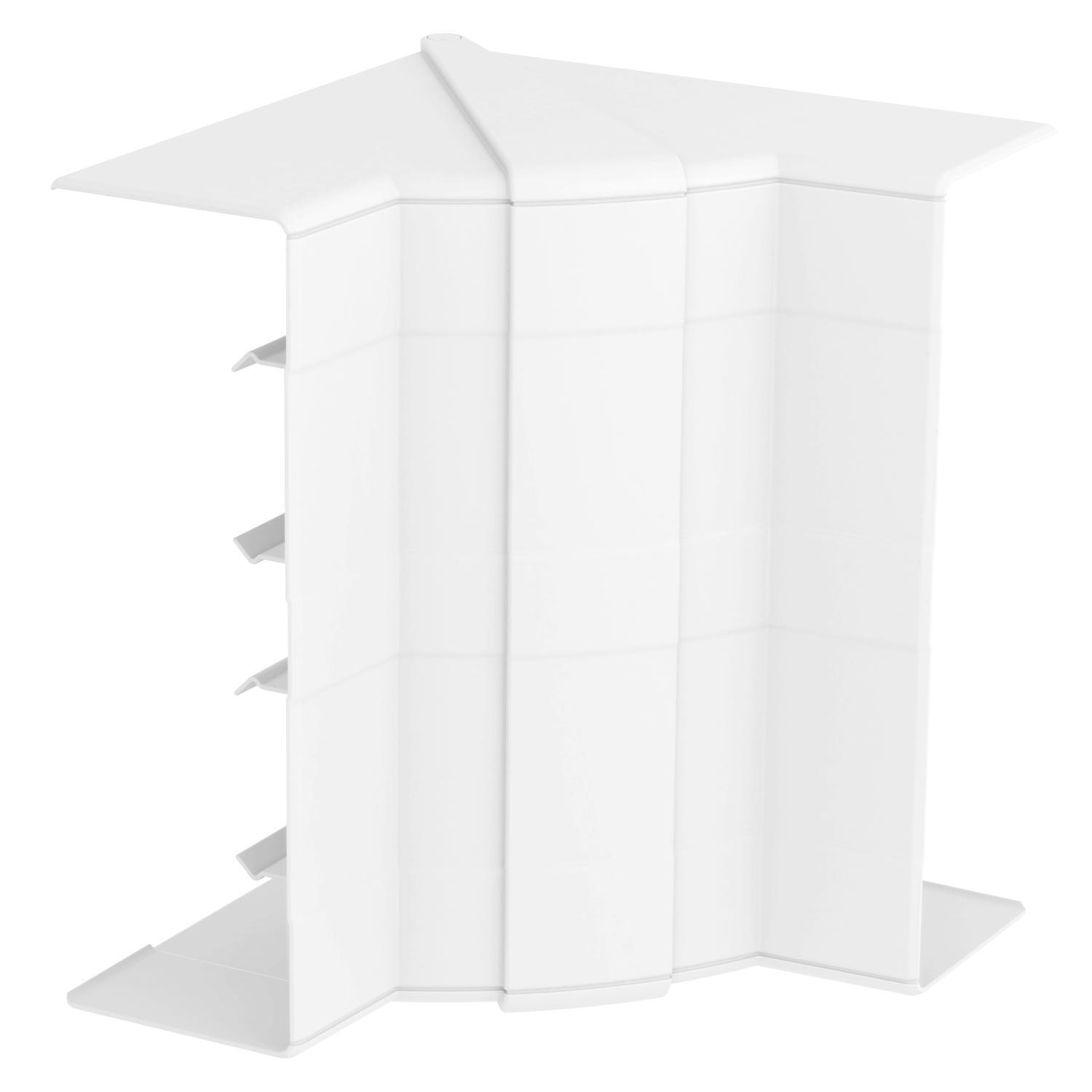 Кут внутрішній OBO Bettermann Rapid 45 для короба 165x53 мм регульований ABS пластик Білий (6113440)