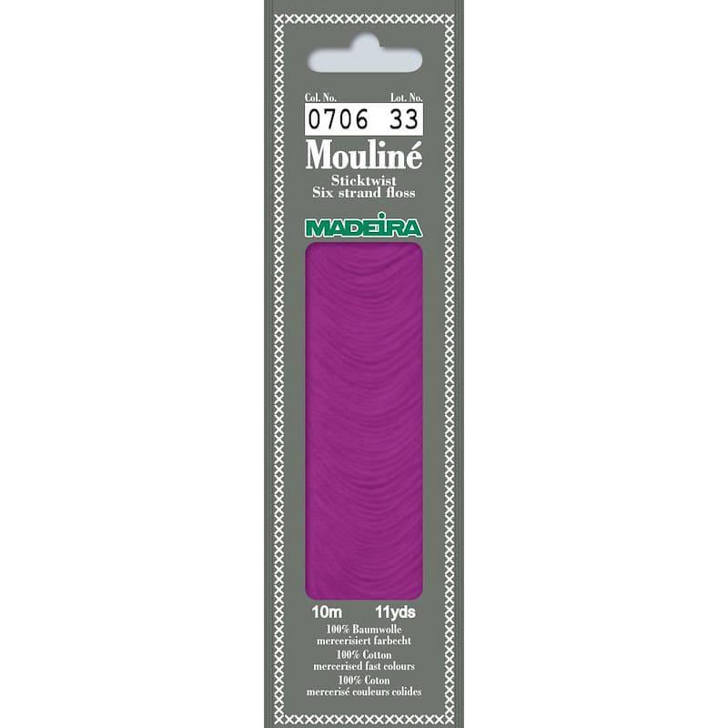 Нитки мулине Madeira 0706 Mouline Сливовой