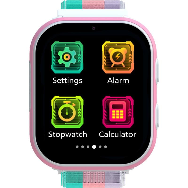 Смарт-годинник дитячий Gelius GP-PK008 Rainbow з GPS/4G White (98500) - фото 6