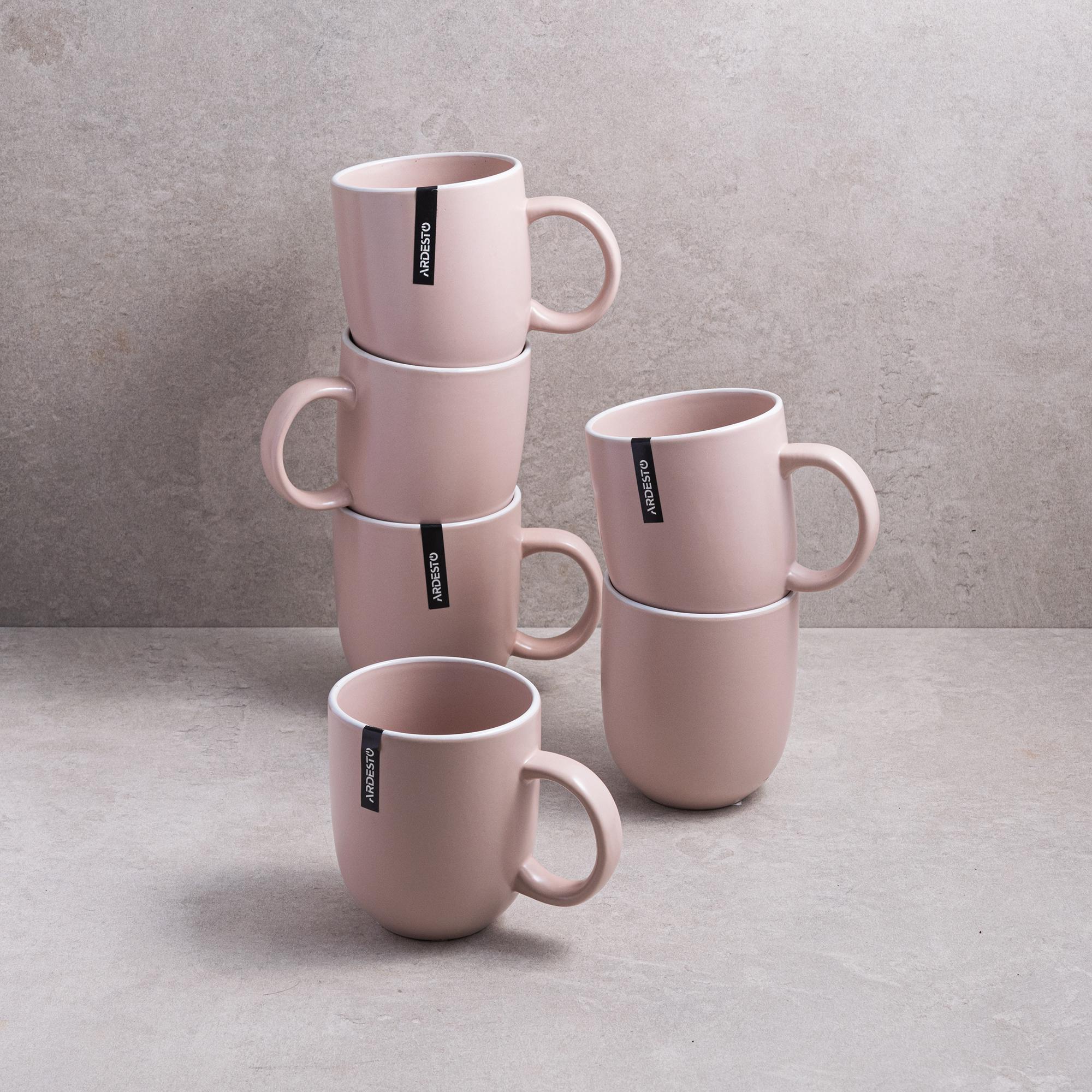 Набор Ardesto Cremona Summer pink 390 мл 6 шт. (AR2939PC)