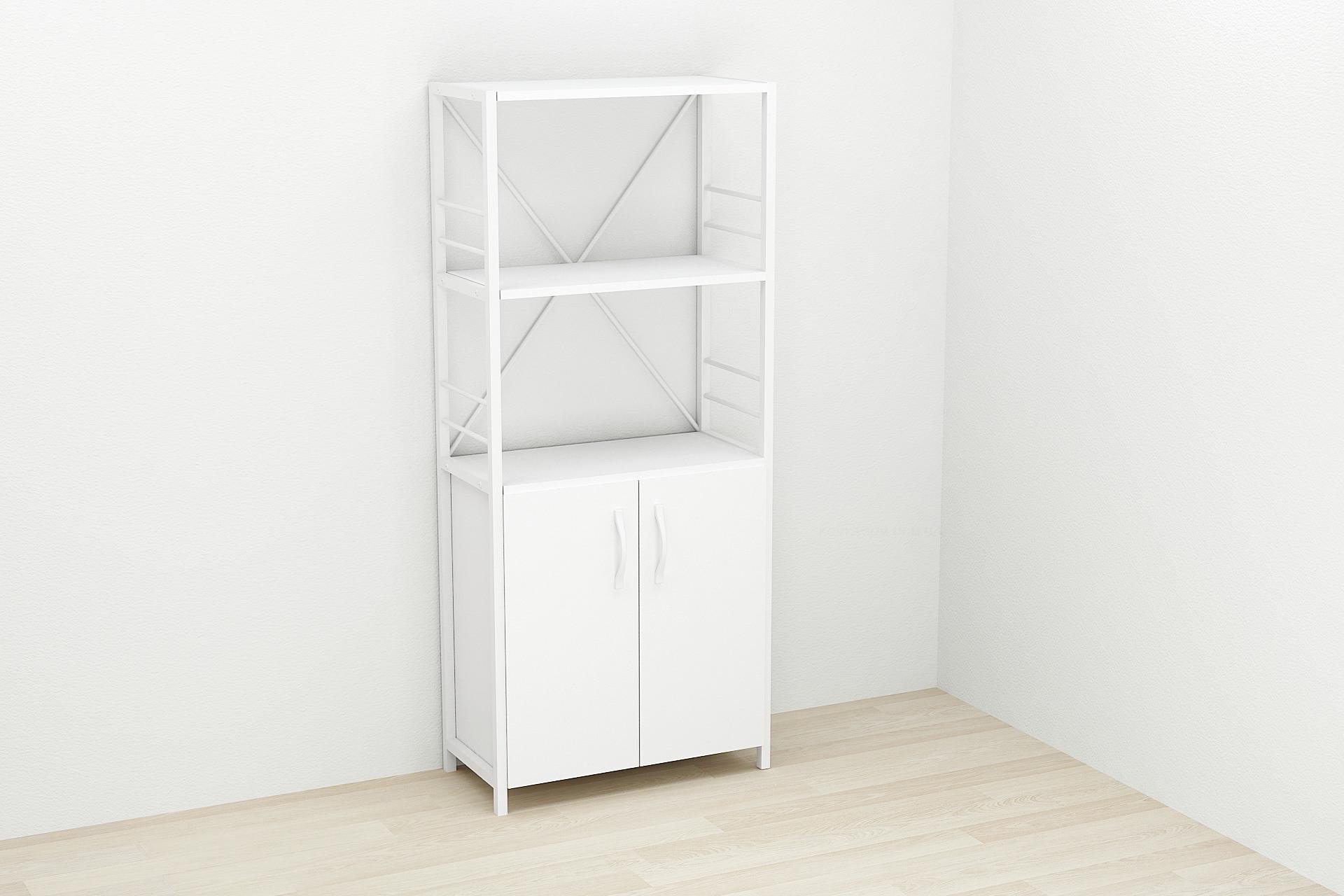 Этажерка Ferrum-decor Коннект 3/60 с тумбой ДСП 144x60x28 см Белый (FRD-104449) Этажерка Ferrum-decor Коннект 3/60 с тумбой ДСП 144x60x28 см Белый (FRD-104449)