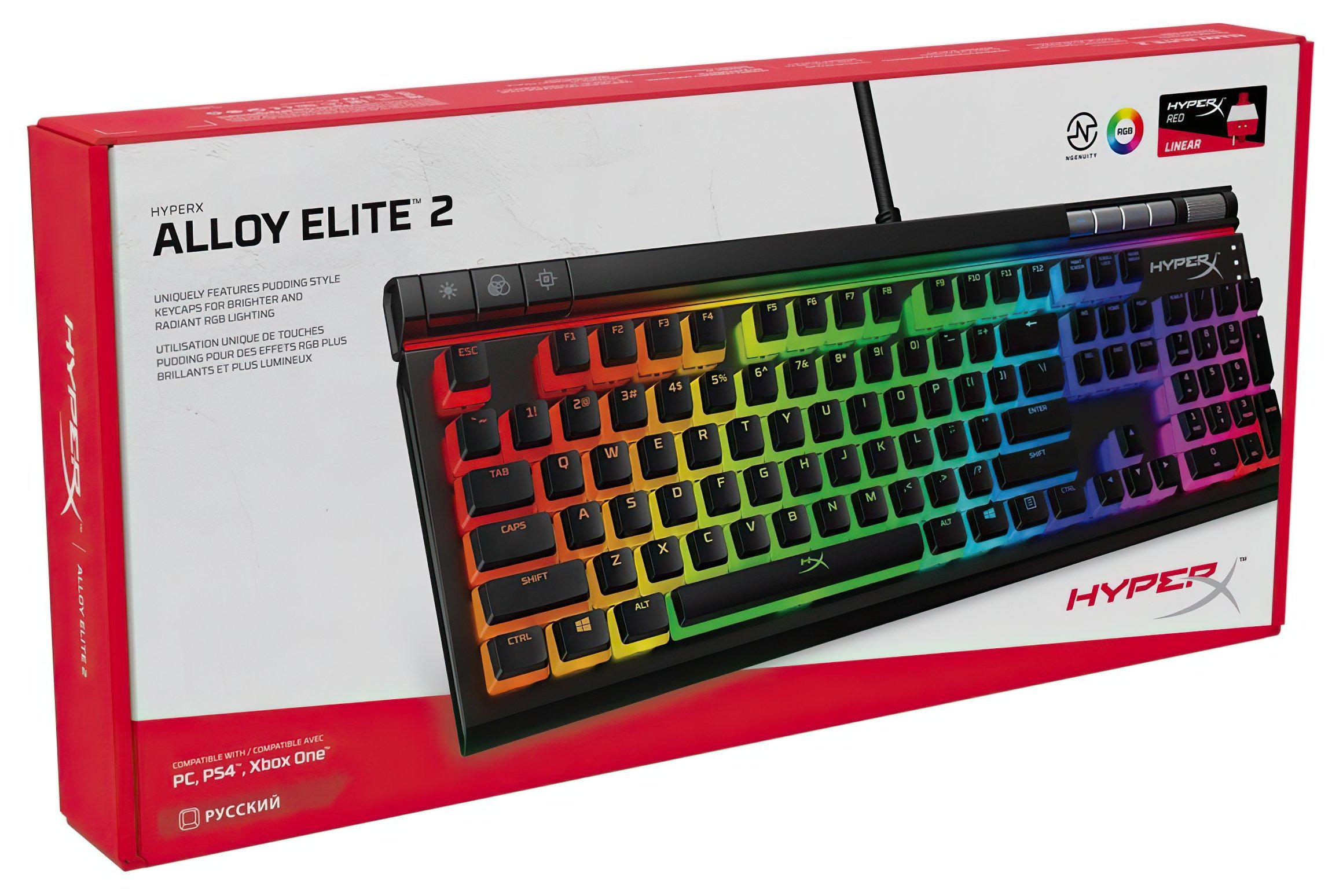 Клавиатура HyperX Alloy Elite II (HKBE2X-1X-RU/G/4P5N3AX) - фото 6