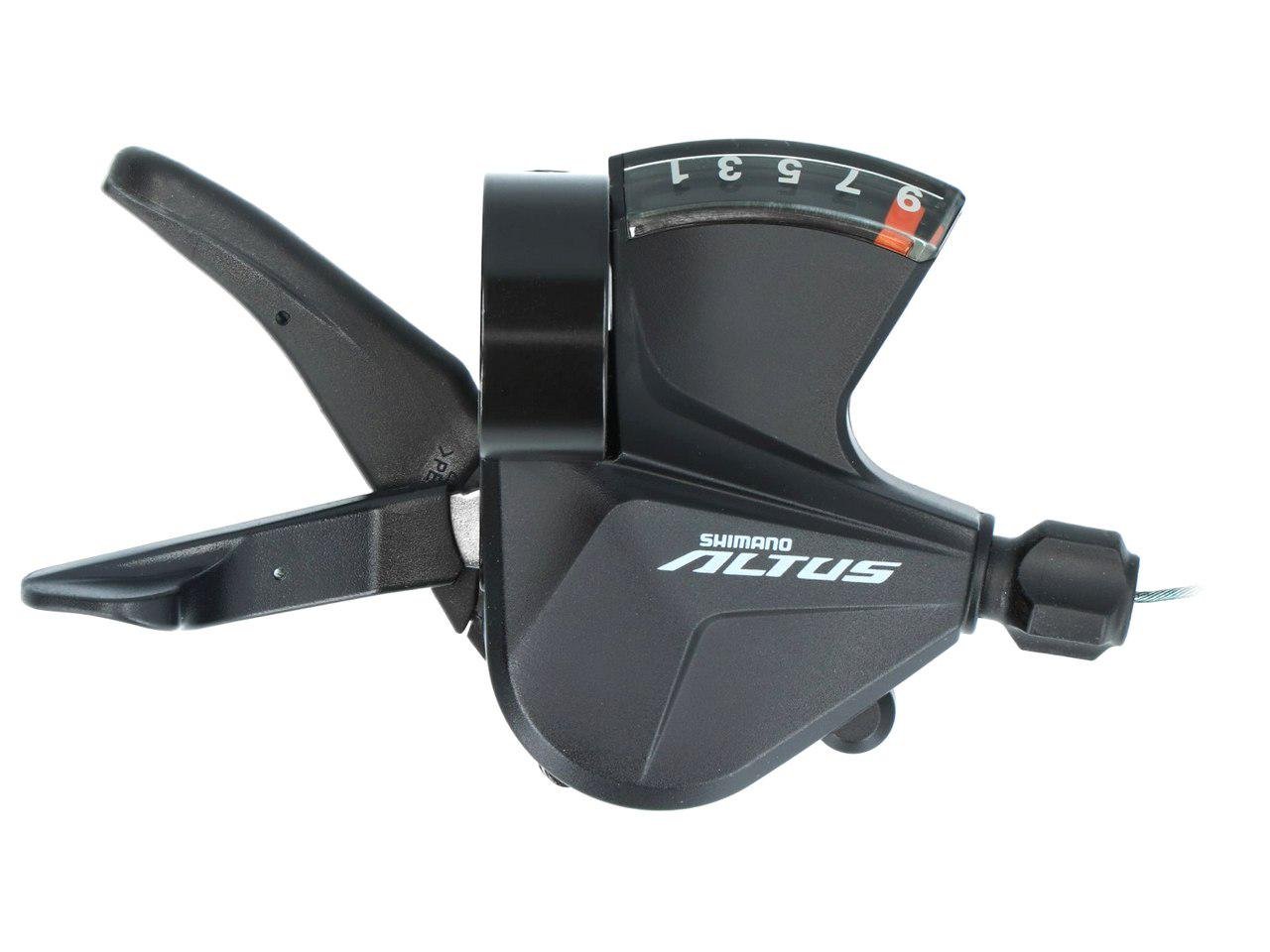 Манетка правая Shimano Altus SL-M2010  на 9 скоростей с тросом (00002253) - фото 1