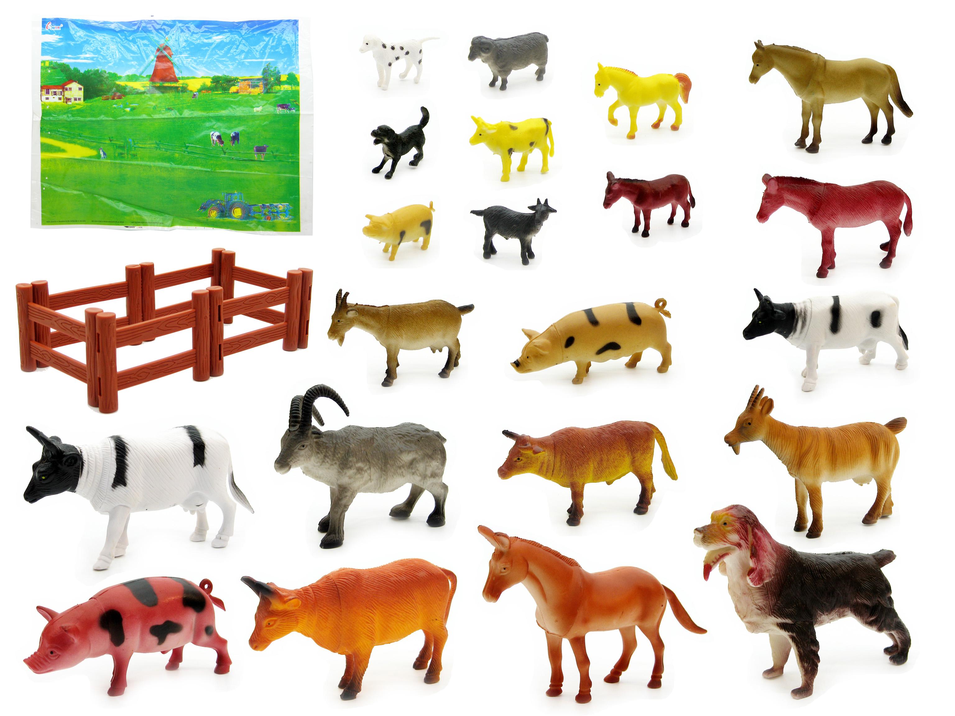 Набор фигурок Домашние животные 21 шт. (638)