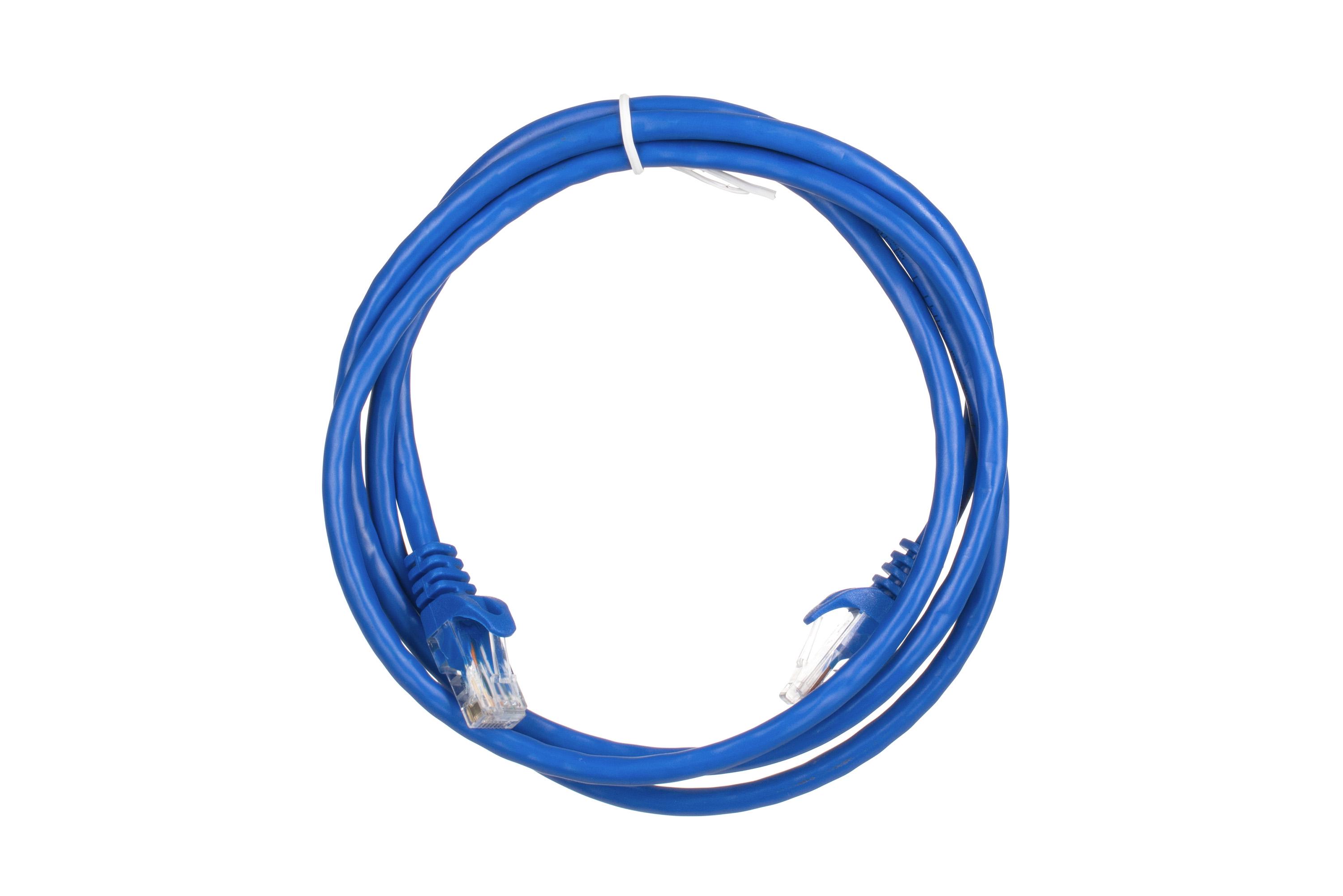 Патч-корд 2E Cat 6 UTP 26AWG RJ45 7/0.16 Cu PVC 1,5 м Синий - фото 2