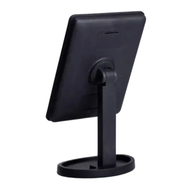 Косметичне дзеркало з LED-підсвіткою 16 світлодіодів Чорний (29901135) - фото 2