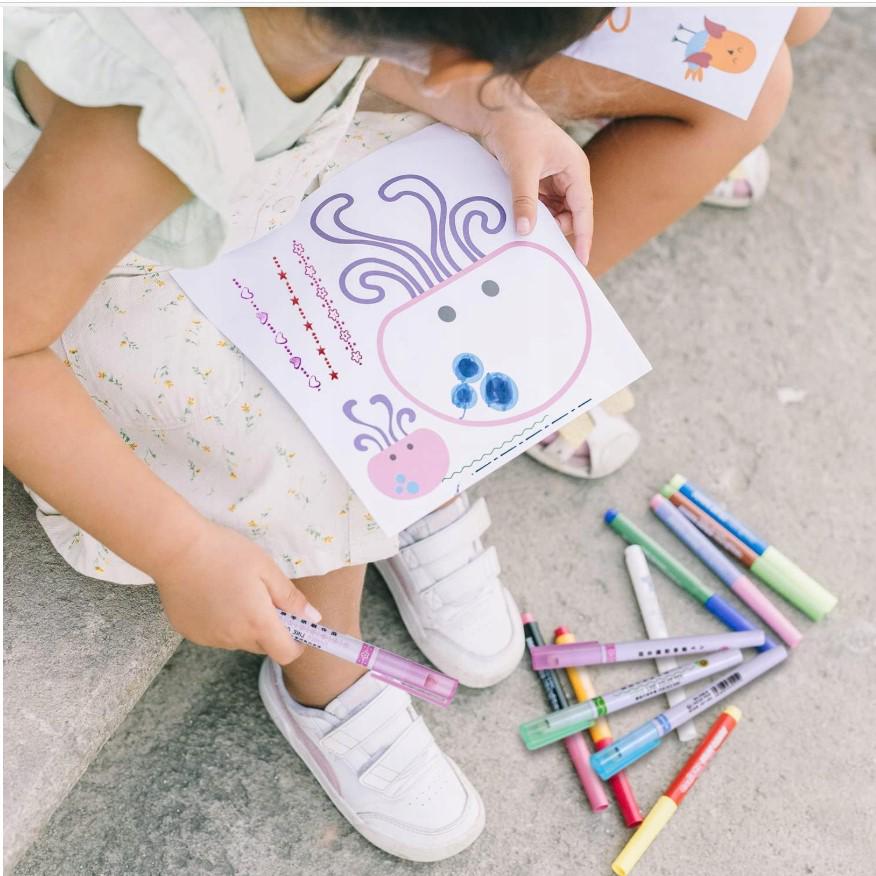 Набір кольорових маркерів 6 шт. - фото 10 Набір кольорових маркерів 6 шт. - фото 10