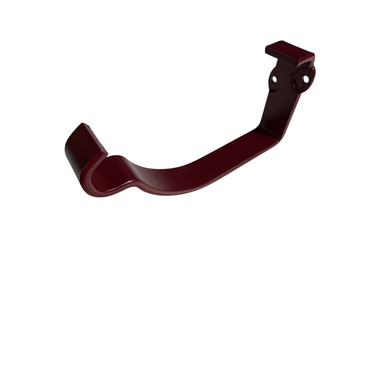 Держатель желоба торцевой водосточный усиленный Alpine 125/90 мм 5 мм Вино-красный/темная-вишня (RAL 3005)