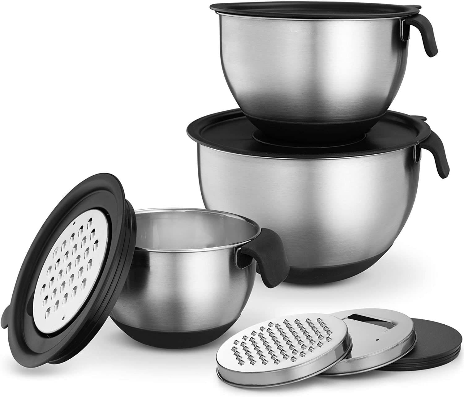 Миски SS с крышками/терками R93646 d 18/22/26 см (2200000359292) Миски SS с крышками/терками R93646 d 18/22/26 см (2200000359292)