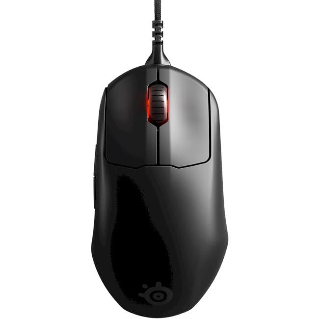 Комп'ютерна мишка ігрова SteelSeries Prime+ з підсвічуванням та проводом 2 м Чорний (62490)